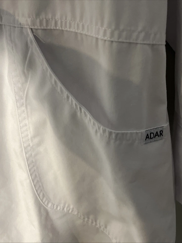 Adar Lab Jacket White 2x  - Image 4 of 4