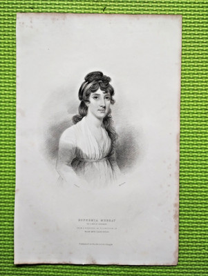 Euphemia Murray, the Flower of Strathmore - Antique Print - 1858 (Seller Ref V2)