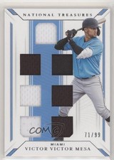 2019 National Treasures Game Gear Material Sevens 71/99 Victor Victor Mesa i6j