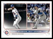 2022 Topps Update Trent Giambrone / Scott Effross Rookie Chicago Cubs #283