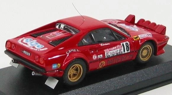 1/43 BEST MODEL FERRARI 308 GTB GR4 RALLY D ELBA 1978 LIVIERO - PENARIOL RED - Immagine 2 di 3
