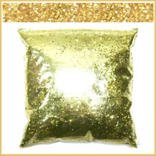 11oz Bright Gold .025" Metal Flake Chunky Bulk Metallic Paint Flakes (325ml)