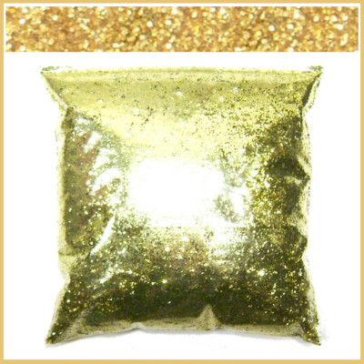 11oz Large Bright Gold .025'' Metal Flake, Top-tier Bulk Paint Additive (325ml)