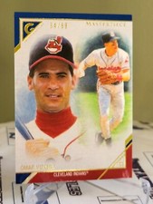 2017 Topps Gallery - Masterpieces Blue #MP-7 Omar Vizquel 34/99