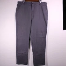 Red Kap Pants Mens 40, Fits 39.5x33 Gray Canvas Work Slacks