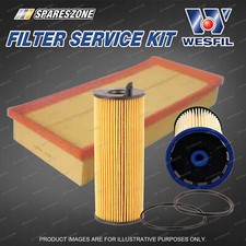 Oil Air Fuel Filter Service Kit for Volkswagen Touareg 7P V6 3.0L 2011-On
