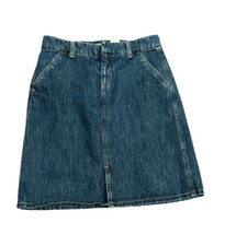 Eddie Bauer Denim Skirt in Dark Wash - Size 6