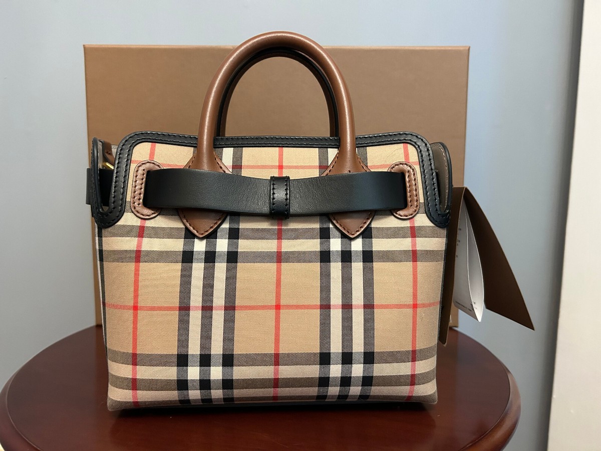 BURBERRY Mini Vintage Check Triple Stud Belt Bag, BNWT | eBay BURBERRY Mini Vintage Check Triple Stud Belt Bag, BNWT | eBay