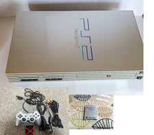 SONY PS2 PlayStation 2 SCPH-39000 PLATA Consola de Juegos Tarjeta Japonesa NTSC-J