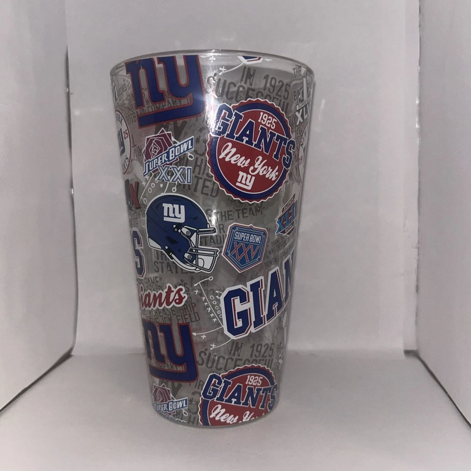 New York Giants Historic Print Pint Glass - Image 3 of 4