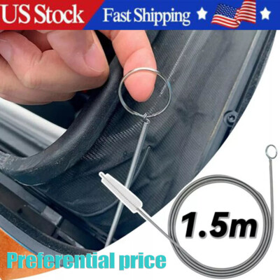 150CM Flexible Car Drain Dredge Sunroof Cleaning Scrub Brush Tool Accessories