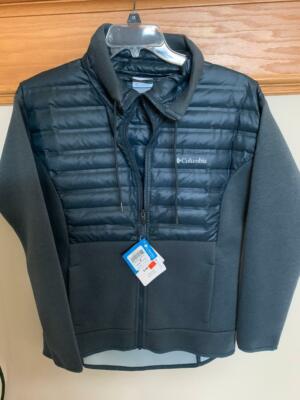 COLUMBIA WOMENS PEAK DISTRICT HYBRID BLUE JACKET MEDIUM NEW W/TAGS