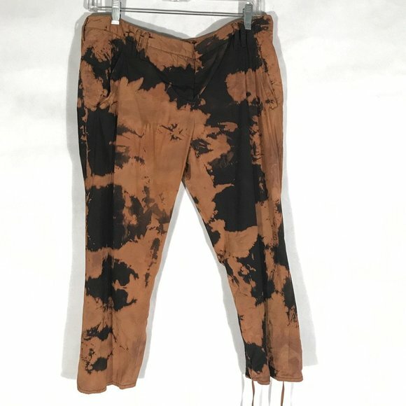 PRADA Capris Tie Dye Size 8 grunge Pants 44 EU thumbnail 4