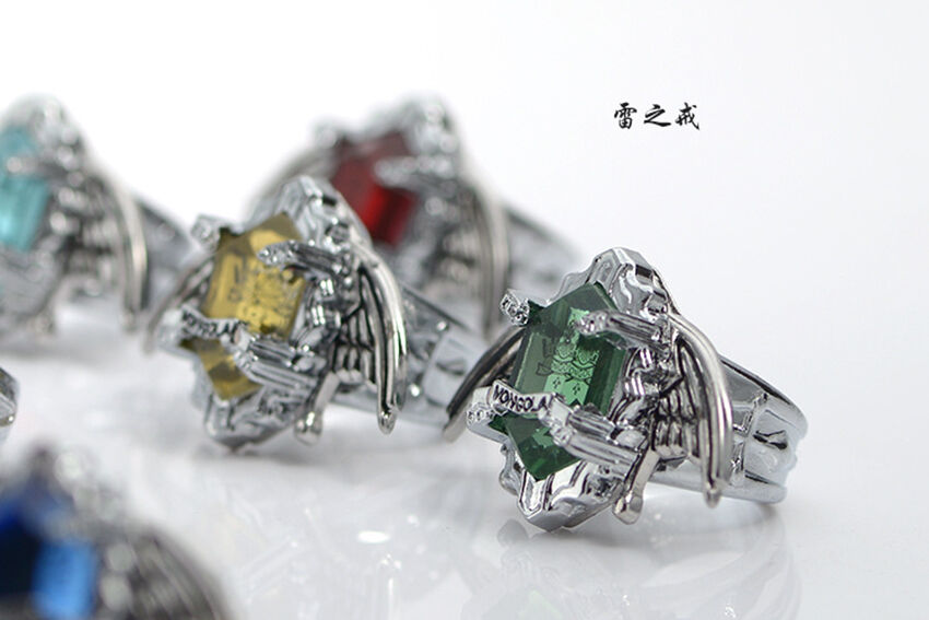 Touirch Anime Jewelry Hitman Reborn Vongola Ring Necklace Cosplay Ring Set