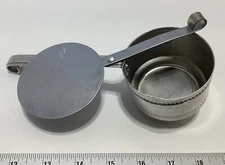 Vintage Collectible Canterbury Arts Aluminum Silent Butler Ash & Crumb Catcher