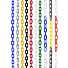 Plastic Chain 6mm Link Safety Barrier Decorative Garden Fence, 5m, 10m, 15m, 25m