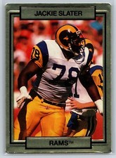 1990 Action Packed Jackie Slater Los Angeles Rams #139