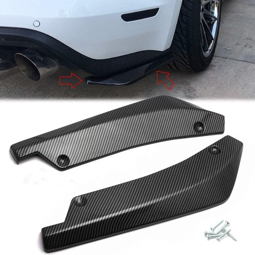 2x Fits Porsche Accessories Rear Bumper Lip Diffuser Splitter Canard