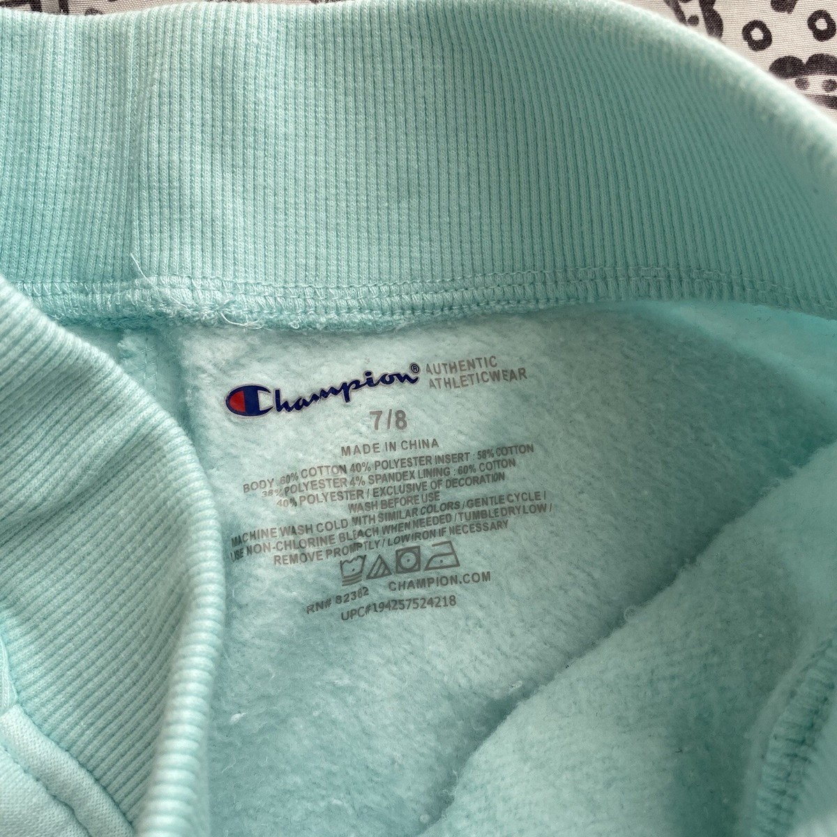 Girls Mint Blue Champion Joggers Size M 7/8 | eBay