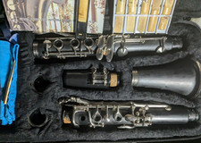 Slade USA Clarinet With Carry Case black Musical Instrument