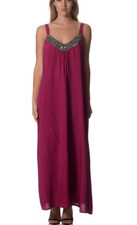 MADDIE PLUS  Dress  Womens   Maxi Size  18  Long Party Summer  Beaded  New