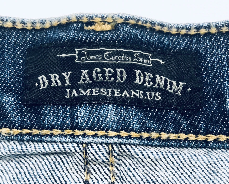 Pantalones Cortos James Jeans Mujer Talla 24 Corte Denim Edición Limitada Embellecidos Boho Foto 3 de 4