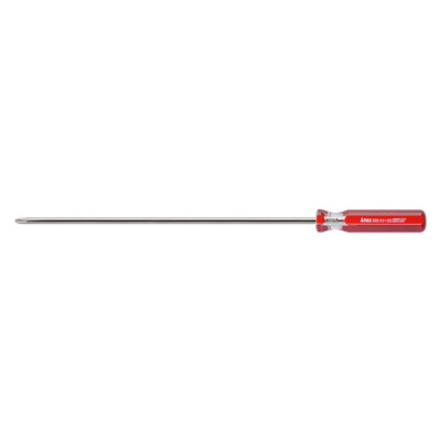 ANEX Four Line Screwdriver Slim Type Mag +2x200mm No.8300 1 pc JIS Japan
