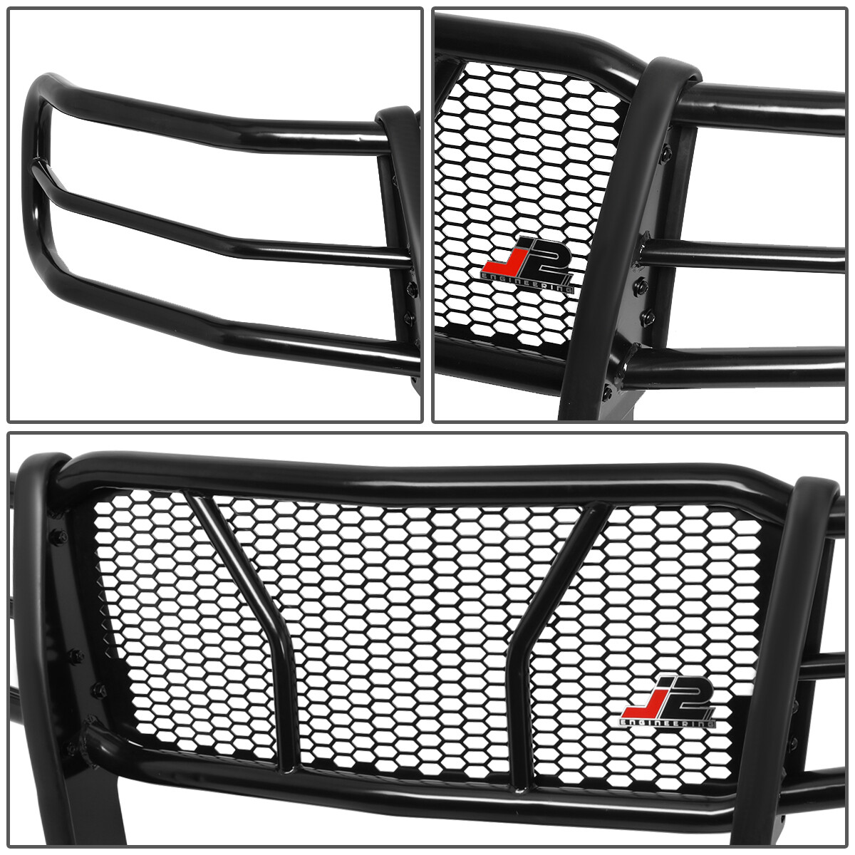 J2 FRONT BUMPER GRILLE PROTECTOR MESH BRUSH GUARD KIT FOR 1114