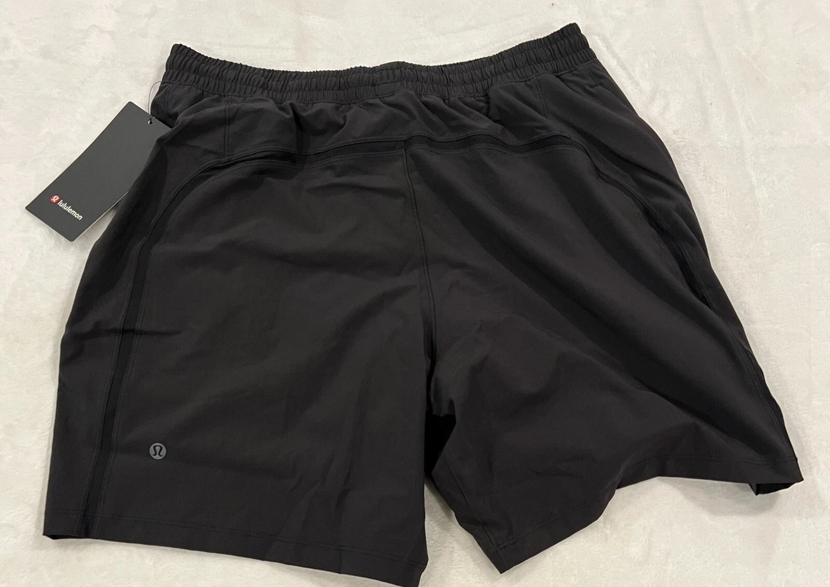 Lululemon Pace Breaker Short 7” Lined LM7AFVS Black Size Medium