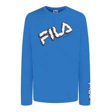 Fila Big Boys Crew Neck Long Sleeve Graphic T-Shirt