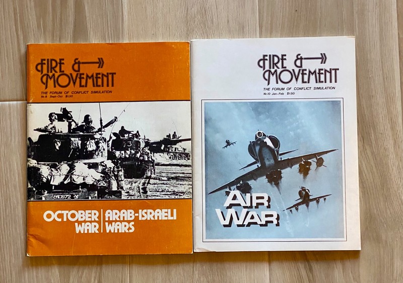 Fire and Movement Number 8 and Number 10.  Wargame Magazine