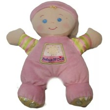 Fisher Price Pink My First Doll Stuffed Plush Baby Rattle Security Lovey 2008