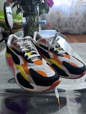 PUMA RS-X3 59TH COURT CRASH 384630-01 BLACK/WHITE/YELLOW MEN'S Size US 7C