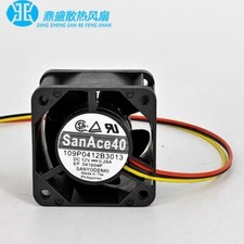 Sanyo 109P0412B3013 4028 12V 0.28A 3-Wire Server Cooling Fan