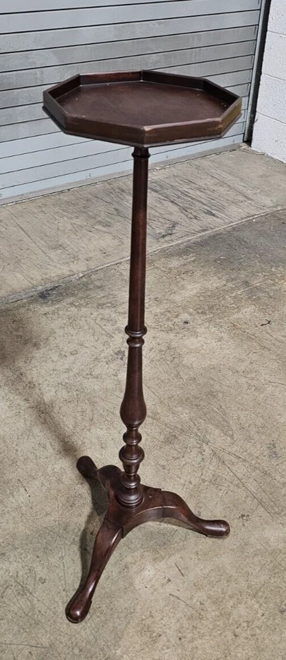 Kittinger Williamsburg Caoba Planta Soporte Candelabro CW 49 Raro Foto 2 de 4