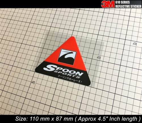 SPOON Sports TYPE ONE Mugen JDM Sticker Reflective #S07 - Picture 6 of 9
