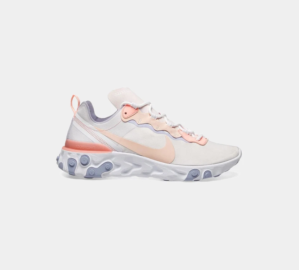 Nike React Element 55 Women's BQ2728 601 Trainers Pale UK 3.5