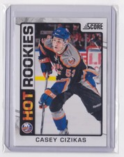 2012-13 PANINI SCORE HOT ROOKIES INSERT CASEY CIZIKAS #514 NEW YORK ISLANDERS
