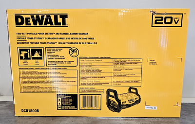 DeWALT 20V 1800 Watt Portable Power Station & Parallel Battery Charger  DCB1800B | eBay