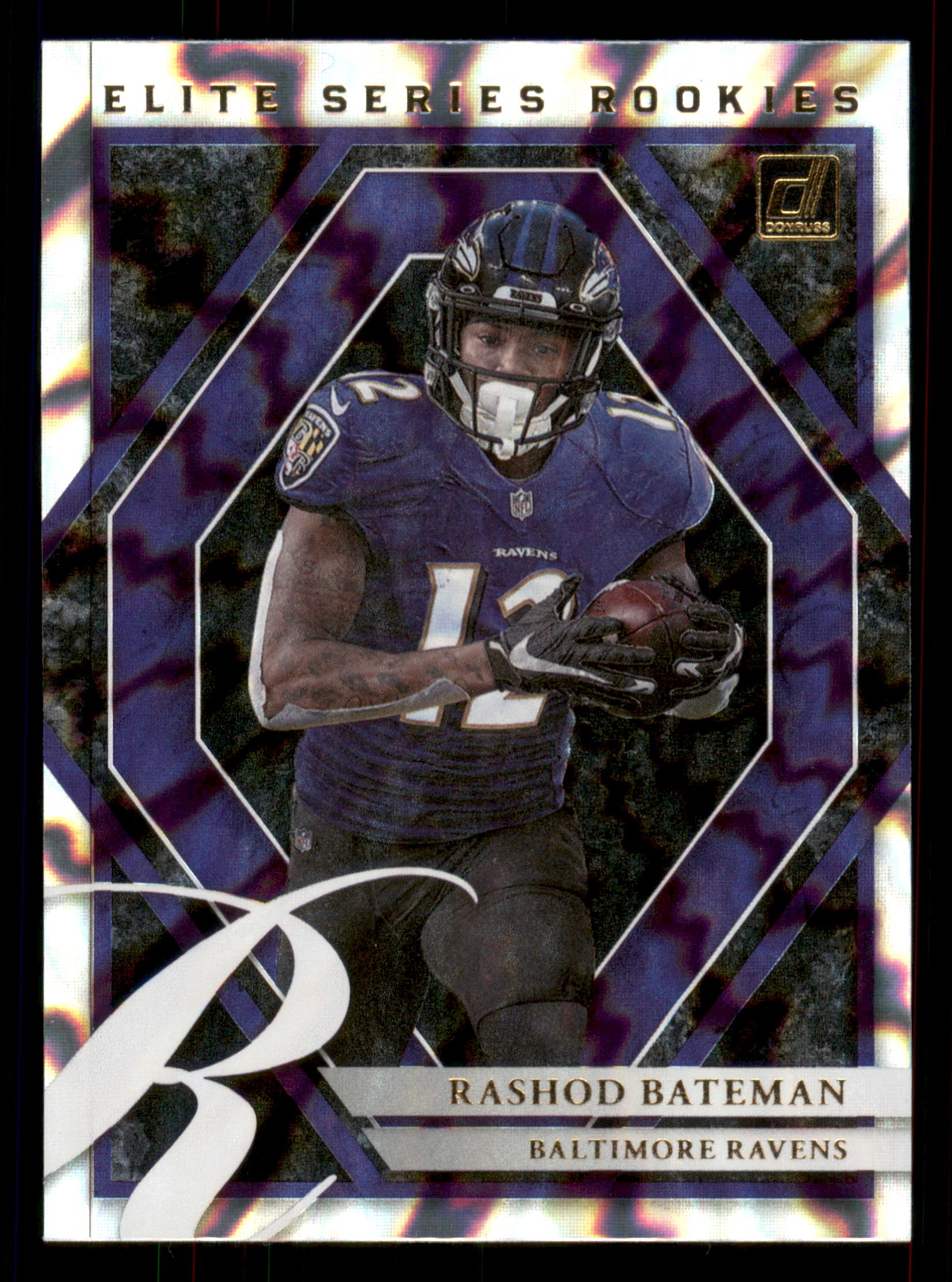 Rashod Bateman 2021 Donruss #ESR-RBA Elite Series Rookies Baltimore Ravens