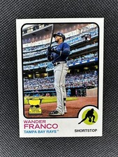 2022 Topps Heritage Wander Franco Rookie #347 Image Variation SP! Rays RC