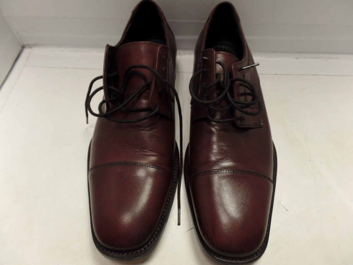 J. Murphy by JOHNSTON & MURPHY 59-11703 Burgundy Leather Cap  display picture 3
