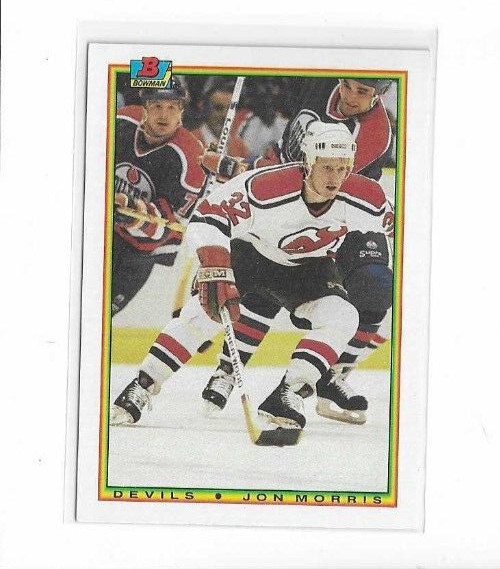 1990-91 Bowman Jon Morris Rookie #84 Devils