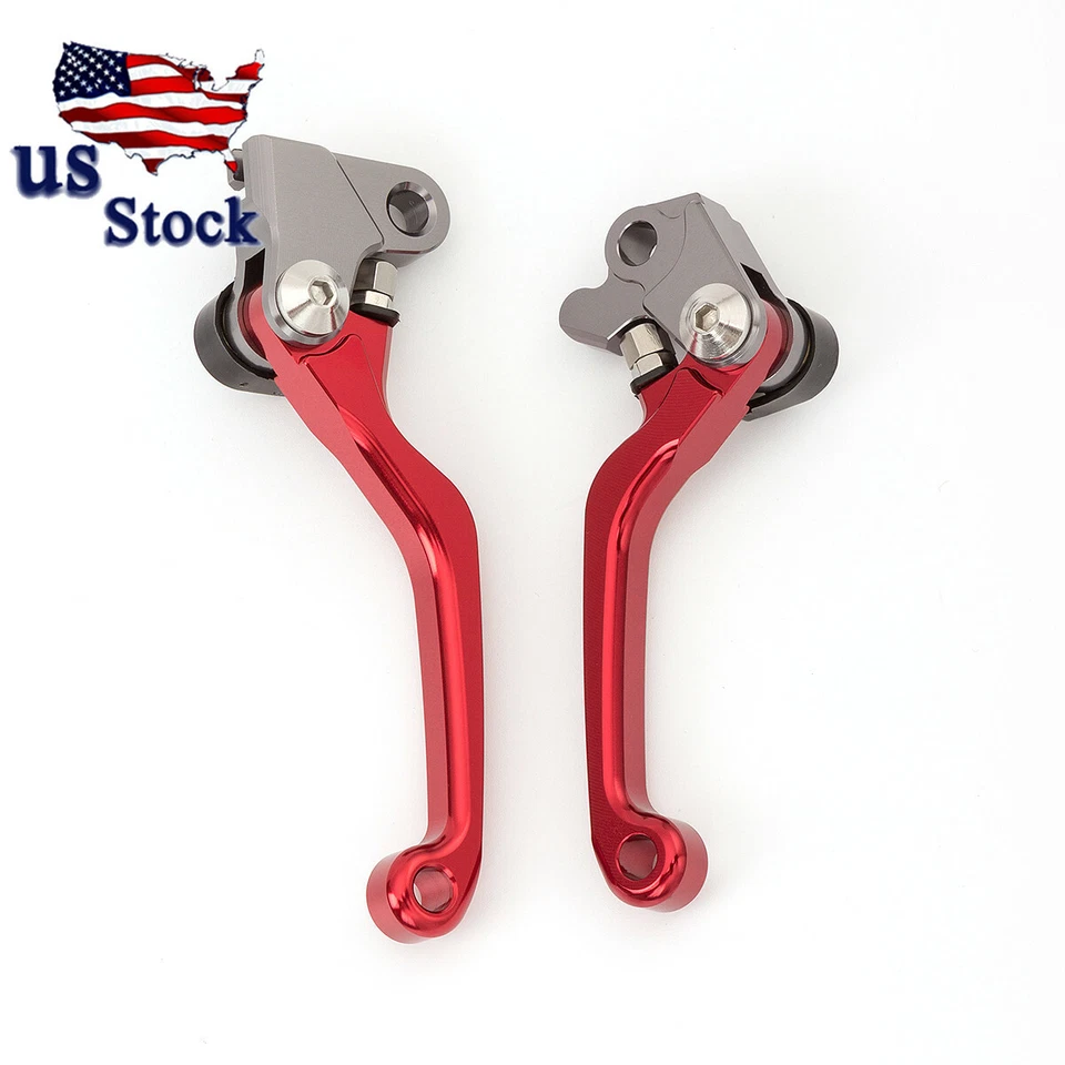 USA For Honda CRF250R CRF450R CRF450RX 2007-2019 Dirt Pivot Brake Clutch Levers - Image 3 of 4
