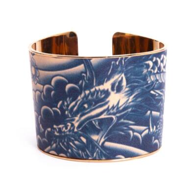 Jean Paul GAULTIER Dragon Tatoo Metal Bangle(K-145358) | eBay