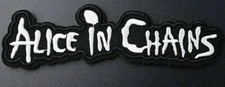 ALICE IN CHAINS PATCH Embroidered Iron-On pearl jam nirvana soundgarden aic stp
