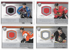 Lot of 4 2006-07 Be A Player Portraits First Exposures Jerseys Meszaros Umberger