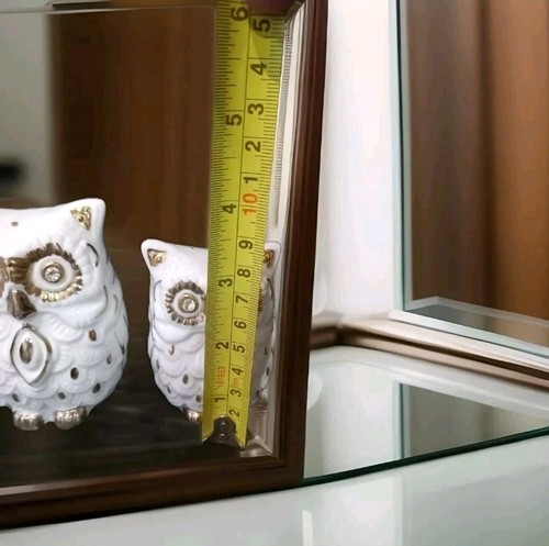 Fine China Graduated Owls Decorative Gold Embellished Home Ornamental - Picture 7 of 12