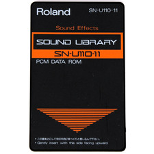 Roland SN-U110-11 Sound Effects Sound Library Rom Card For U-110