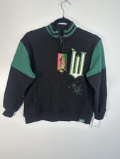 Kids Black Wicked Paul TaxewellQuarter Zip Size Large 10/12 Unisex NWT